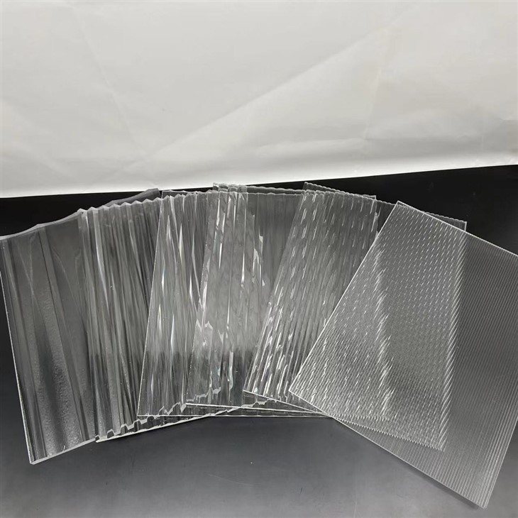 Transparent Fluted Striped Acrylic Sheet For Hotel Decoration